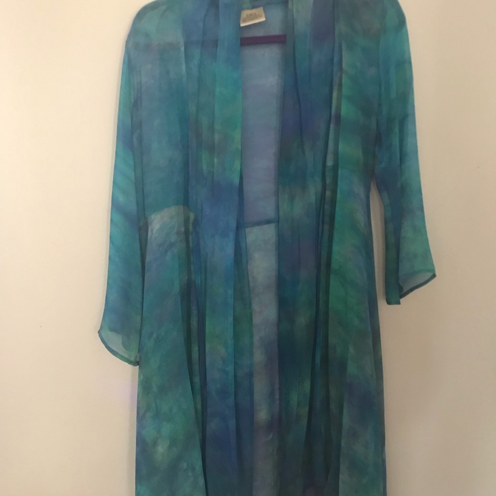 Karol Richardson 100 percent silk overlay
